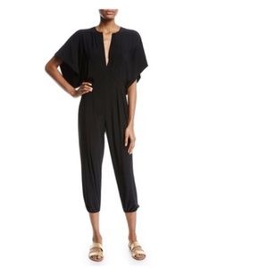 Norma Kamari Rectangle Kimono-Sleeve Jumpsuit